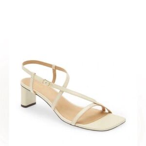 NWOB Frame Denim Le Braxton Strappy Sandals Nude Beige Size 10 / 41